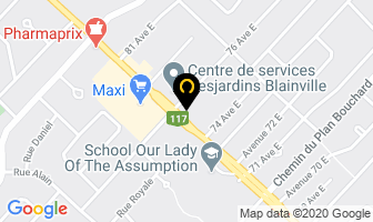 Atelier C in Blainville map