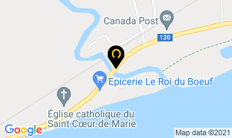 Atelier De L'amiti&eacute; in Baker Brook map