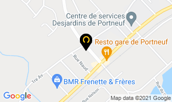 Atelier Lukas Fleuriste in Portneuf map