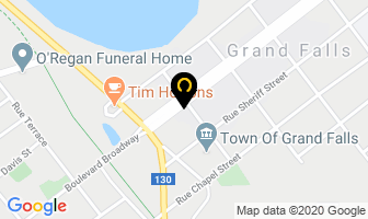 Atelier Rado in Grand-Sault map