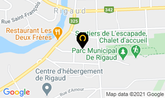 Atelier Trottier in Rigaud map