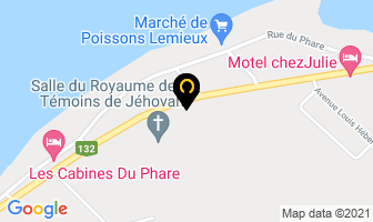 Atelier Zone Rouge in Rimouski map