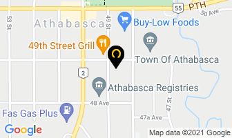 Athabasca Denture Clinic in Athabasca map