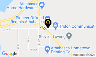 Athabasca Machine Enterprises Ltd in Athabasca map