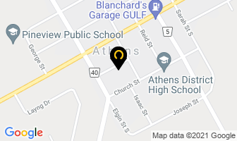 Athens Public Library in Athens map