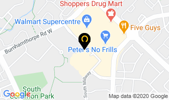 Athletics Plus Physiotherapy in Mississauga map