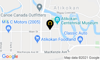 Atikokan Newstand-87 in Atikokan map