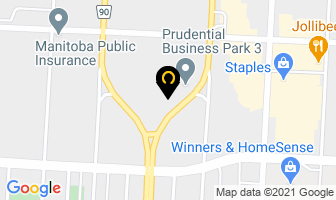 Atkins Curling Supplies in Winnipeg map