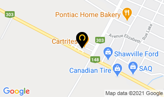 Atkinson Bar in Shawville map