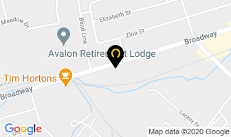 Atlanta Motel in Orangeville map
