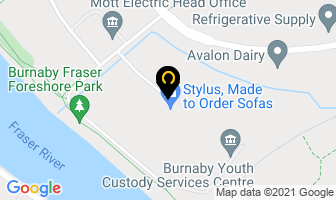 Atlantic Furniture Mfg in Burnaby map