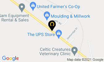 Atlantic Industrial Machining in Brownsburg-Chatham map