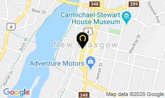 Atlantic Insurance Brokers Ltd in New Glasgow map