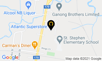 Atlantic Superstore in Saint Stephen map