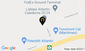Atlantic Wholesalers Ltd Perishable Division in Moncton map
