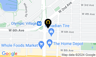 Atlantis Dental Cambie in Vancouver map