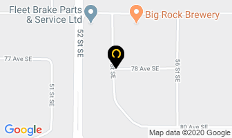 Atlas Cold Storage in Calgary map