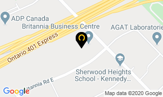 Atlas Law in Mississauga map