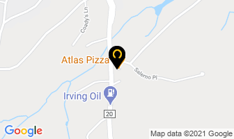 Atlas Pizza in Division No. 1, Subd. B map
