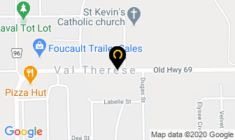 Atlas Printing in Val Therese map