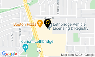 Atmosphere College Centre in Lethbridge map