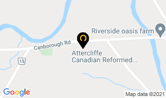 Attercliffe Canadian Reformed Elementary School in Wainfleet map