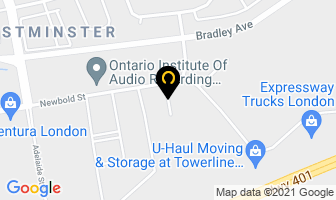 Attica Manufacturing Inc in London map