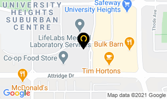 Attridge Chiropractic Wellness Clinic in Saskatoon map