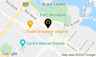 Au Botown in Drummondville map