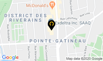 Au Centre Du Party in Gatineau map