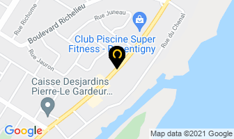 Au Coin Du Livre Usag&eacute; in Repentigny map