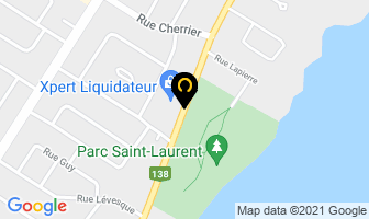 Au Coin Du P&eacute;daleur in Repentigny map