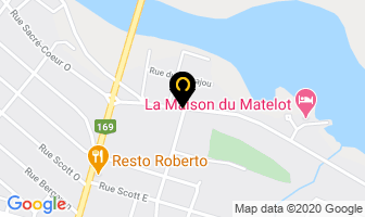 Au Pied Des Remous in Alma map