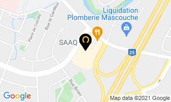 Au P'tit Frisson in Mascouche map
