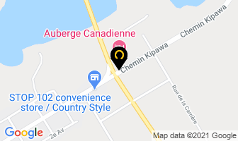 Auberge Canadienne in Témiscaming map