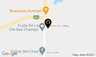Auberge Des Vignobles in Dunham map