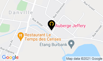 Auberge Jeffery in Asbestos map