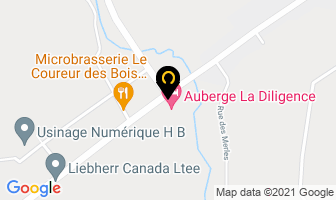 Auberge La Diligence in Dolbeau-Mistassini map
