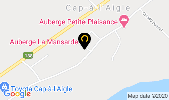 Auberge La Mansarde in La Malbaie map