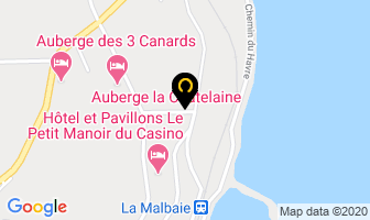 Auberge Les Sources in La Malbaie map