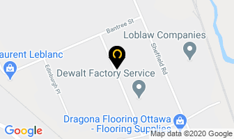 Aubin Autobody in Guelph map