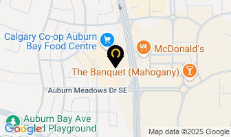 Auburn Bay Dental in Calgary map
