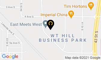 Audette Dennis Investments in Lethbridge map