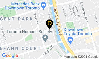 Audi Downtown Toronto in Orillia map