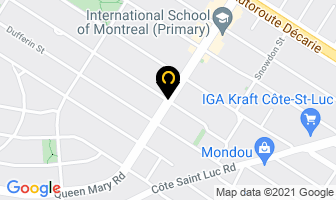 Audi Gozlan Avocat in Montreal map