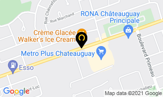Auger Photographe in Châteauguay map