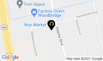 August Contracting Ltd in Vaughan map