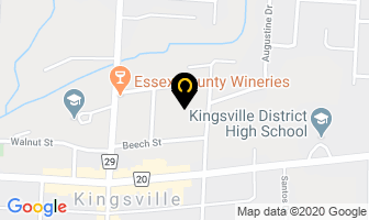 Augustine Villas in Kingsville map