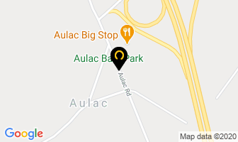Aulac Circle K in Aulac map