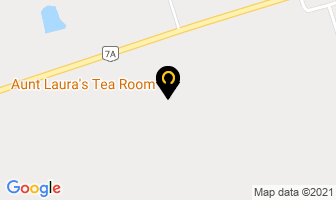 Aunt Laura's Tea Room in Kawartha Lakes map